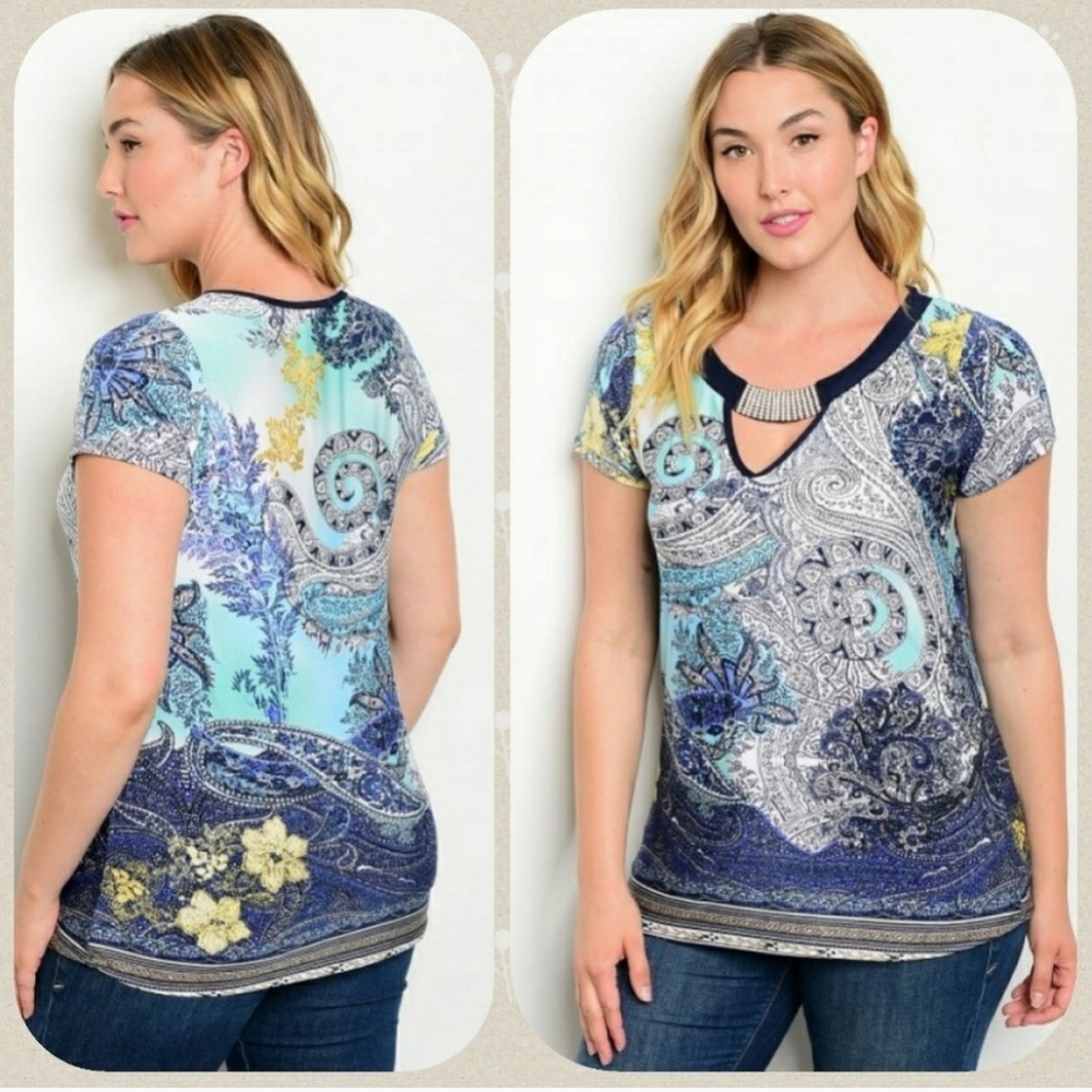 💥3for$20💥 Plus size blue navy top